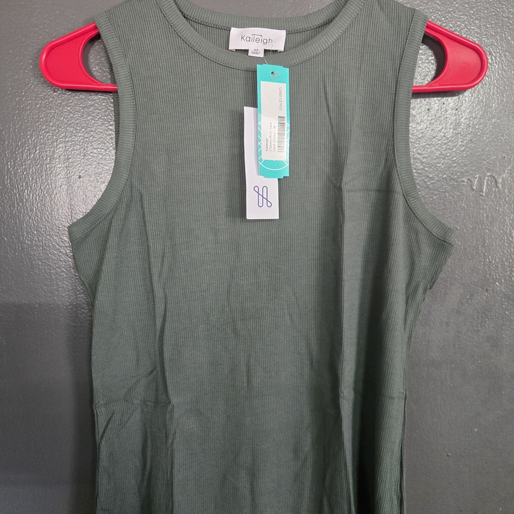 Kaileigh Women's Olive Tank Top